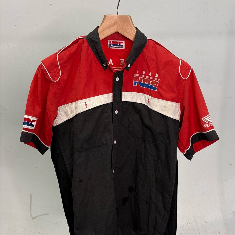Team HRC Red and Black Racing Shirt
